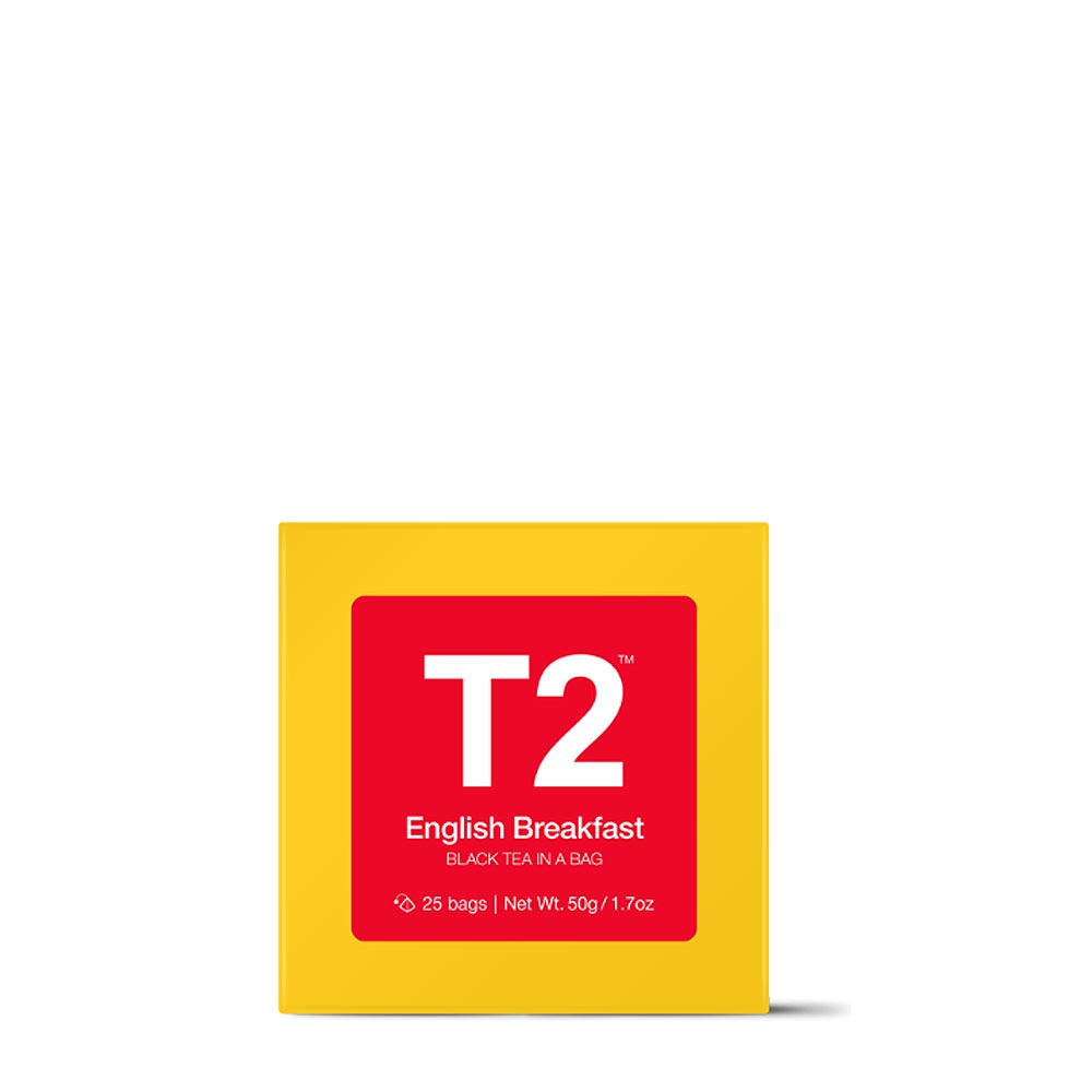 T2 잉글리쉬 블랙퍼스트 티백 박스 25개입Englist Breakfast Bio Tbag 25pk Box