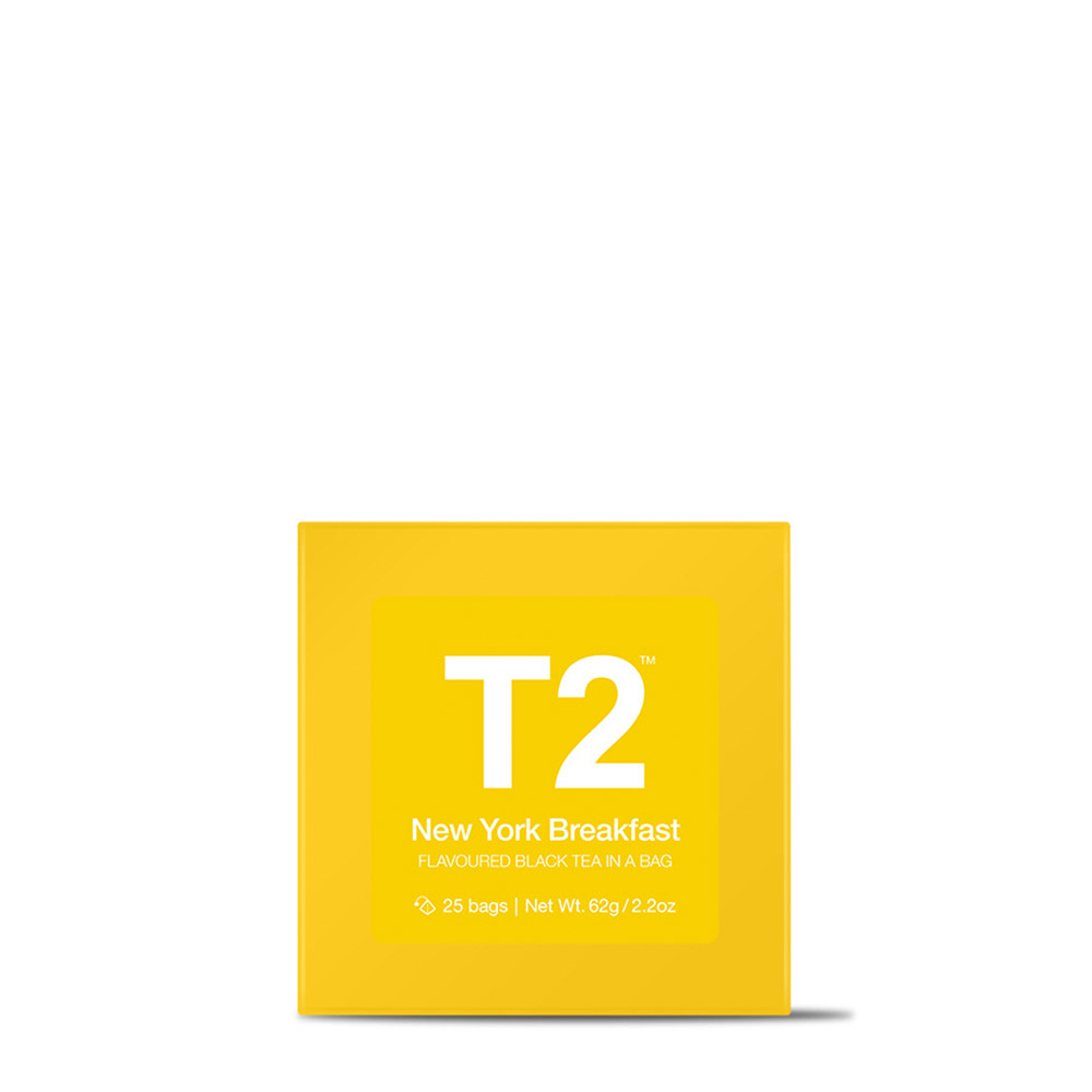 T2 뉴욕 블랙퍼스트 티백 박스 25개입New York Breakfast Bio Tbag 25pk Box